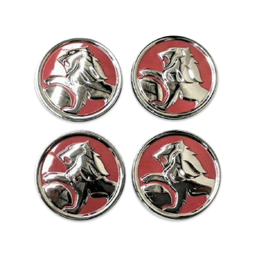 Genuine Holden Wheel Caps for VF VF2 SS SSV SV6 Chevrolet Export Red Motorsport Edition