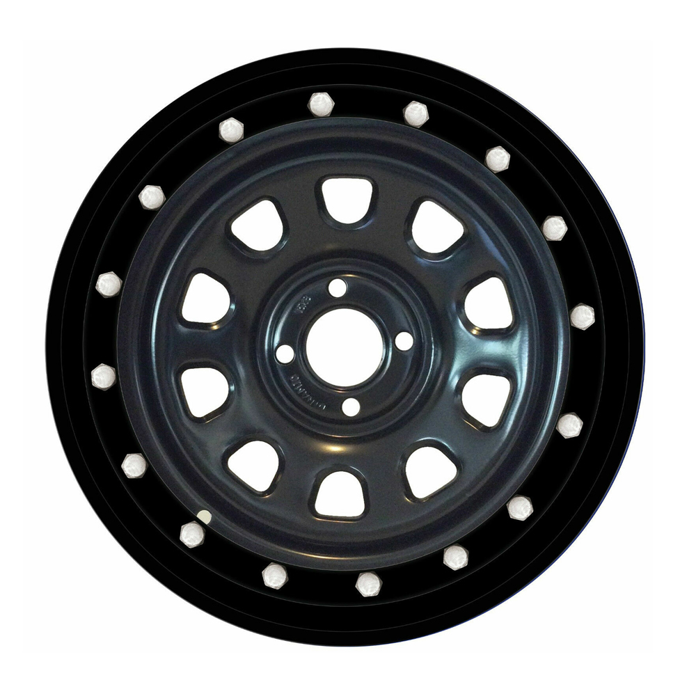 Autotecnica Beadlock Bead Lock Simulator Kit Suits 15" Rims 4WD & Passenger (1 Wheel) Black
