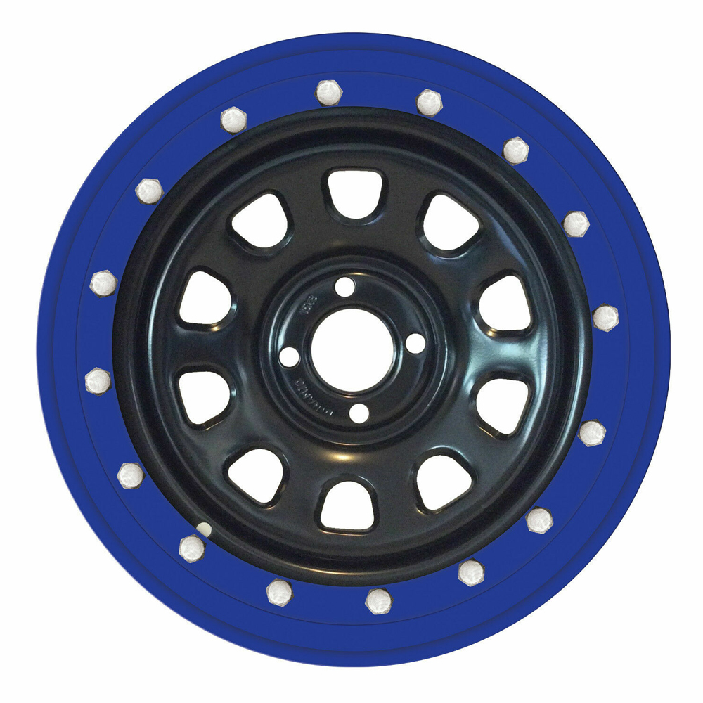 Autotecnica Beadlock Simulator Kit Suits 16" Rims 4WD & Passenger Set of 4 Blue