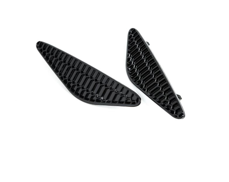 Acexxon Vertical Honeycomb Reflector Inserts Deletes Gloss Black for ...