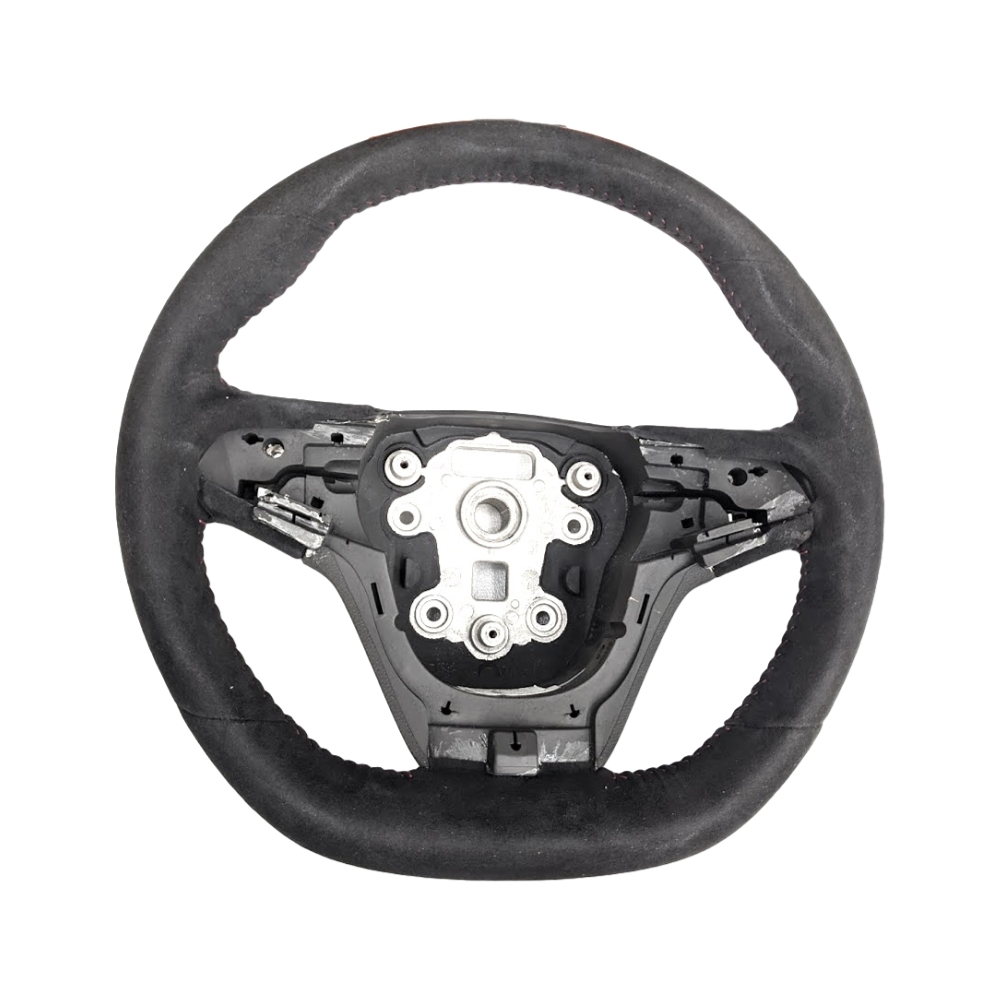 Genuine HSV Sports Flat Bottom Alcantara Red Stitch Steering Wheel ...