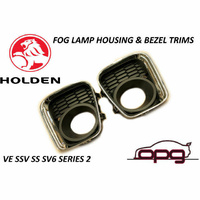 Genuine Holden Fog Driving Lamp Light Bezels & Chrome for VE SS SSV SV6 Storm Thunder Series 2 L&R 