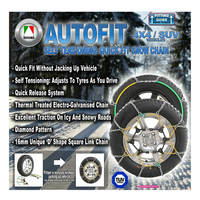 Autotecnica Snow Chain Kit for 4x4 4WD 16 17 18 19.5 20 & 22in Tyres / Wheels CA480
