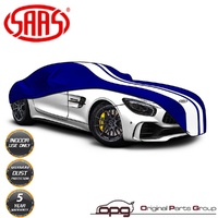 Genuine SAAS Indoor Non Scratch SAAS Classic Car Cover for Maserati Quattroporte Blue