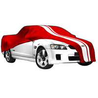 SAAS Indoor Classic Car Cover for Ford AU BA BF FG FG-X FPV Ute Soft Fleece - Red