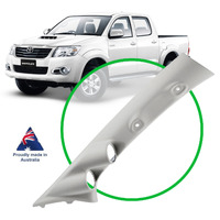 SAAS Gauge Pillar Pod for Hilux 2005-2015 KUN Series Single Piece Light Grey