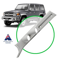 SAAS Gauge Pillar Pod for Landcruiser 2009-On 70 Series Single Piece Light Grey