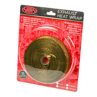 SAAS Exhaust Wrap Basalt Titan - 25mm (1in) x 15m