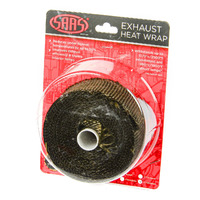 SAAS Exhaust Wrap Basalt Black - 50mm (2in) x 10m