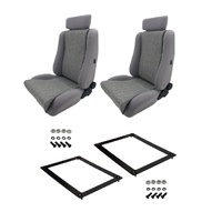 Autotecnica Seat Package Front For VN VP VR VS VT VU VX Commodore / HDT HSV Style  - Pair With Adapter Kit