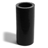 SAAS Straight 4 Ply Silicone Hose 25mm x 25mm x 76mm Black