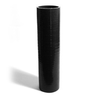 SAAS Straight 4 Ply Silicone Hose 51mm x 51mm x 254mm Black