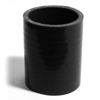 SAAS Straight 4 Ply Silicone Hose 51mm x 51mm x 76mm Black