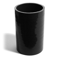 SAAS Straight 4 Ply Silicone Hose 70mm x 70mm x 127mm Black