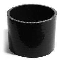 SAAS Straight 4 Ply Silicone Hose 82mm x 82mm x 76mm Black