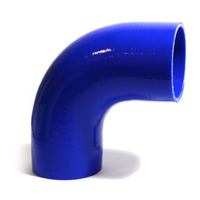 SAAS 90Deg 4 Ply Silicone Hose 82mm x 82mm Blue