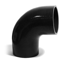 SAAS 90Deg 4 Ply Silicone Hose 89mm x 89mm Black