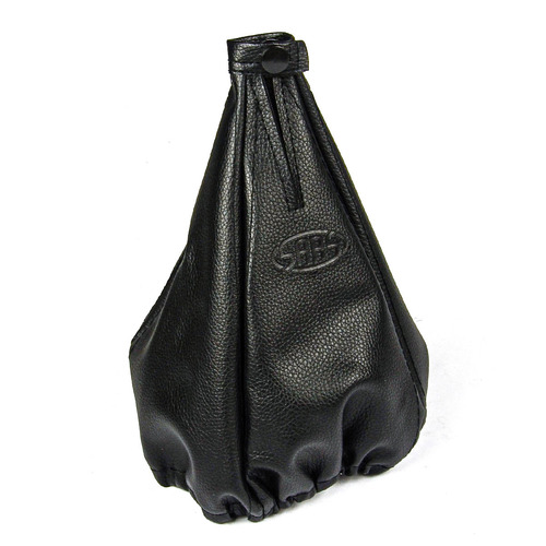 Genuine SAAS Vinyl Gear Shift Boot Cover Black