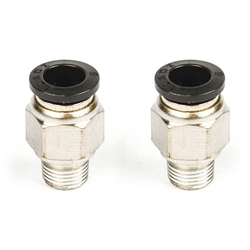 Genuine SAAS Diff Breather Fitting Straight Push in 8mm to 1/8 BSP Pack 2