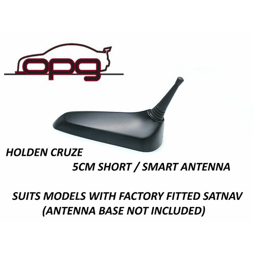 Short Smart Antenna Only Stubby Bee Sting for Holden Cruze SRI 2013 Onwards Satnav Models - Antenna Base NOT included