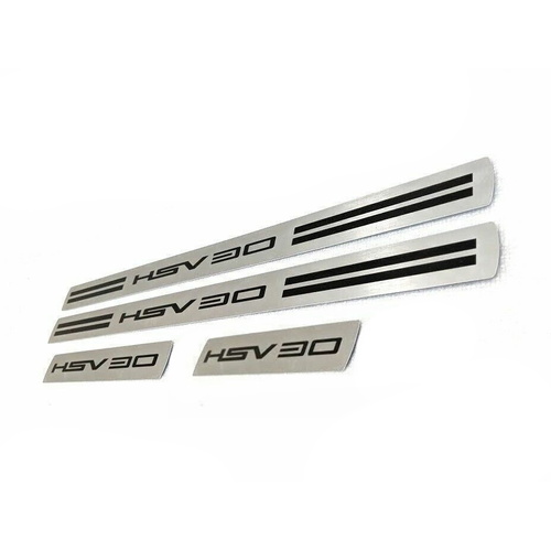 Genuine HSV 'HSV 30' 30 Years - Sill Scuff Plates Set of 4  for VF GEN-F2 Clubsport Senator GTS