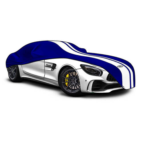 SAAS Classic Car Indoor Cover for Porsche GT4RS Spyder RS All Model Softline Blue