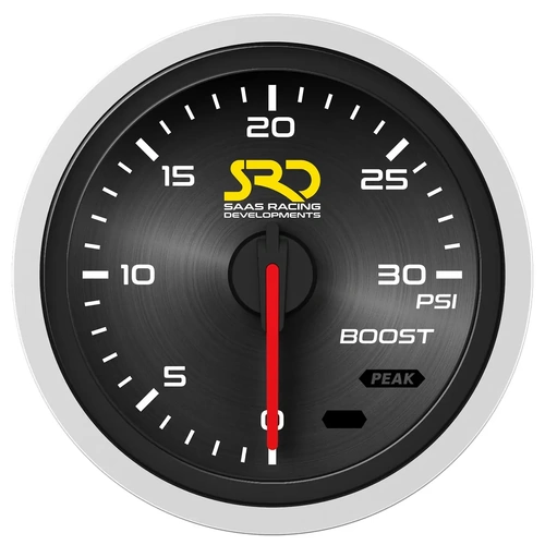 SAAS Boost Gauge Diesel 0-30psi 52mm SRD Series 12V