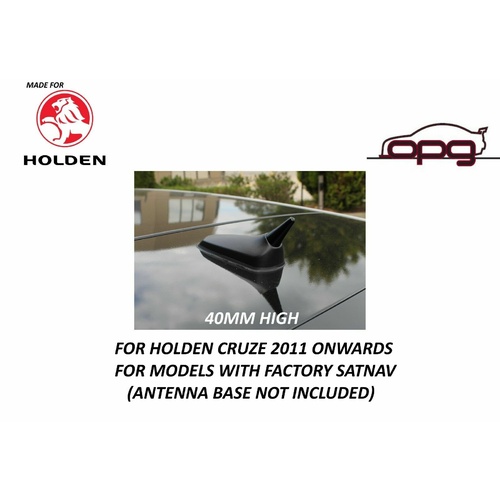 Autotecnica Antenna/Aerial Only Stubby Bee Sting for Holden Cruze SRI 2011 Onwards Black Satnav 40mm - Antenna Base NOT included