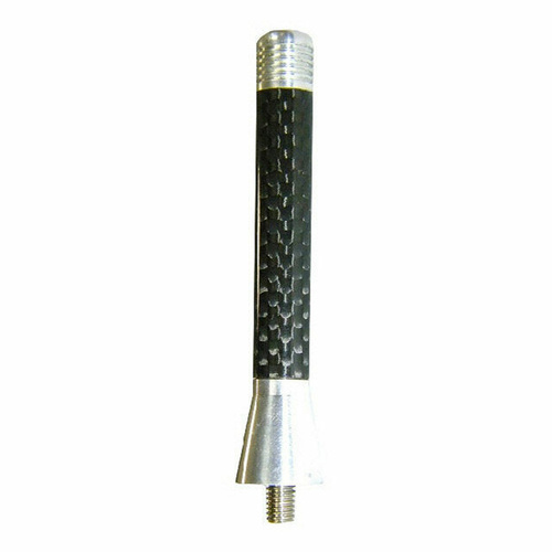 Autotecnica Antenna / Aerial Only Stubby Bee Sting for Jeep Compass Sport- Silver Carbon - Antenna Base NOT included