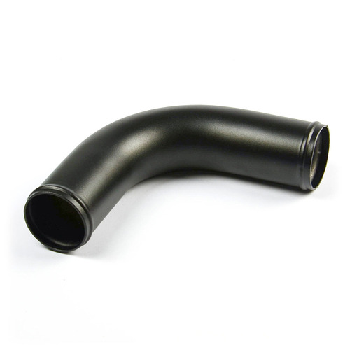 Genuine SAAS Aluminium Pipe with Black Powder Coat 76mm Diameter x 90 Degree