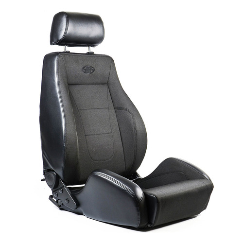 SAAS 4X4 Sports Seat Black Cloth / PU ADR Compliant