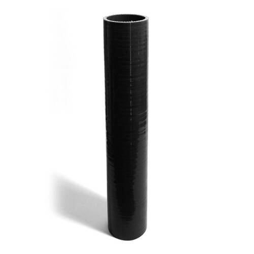 SAAS Straight 4 Ply Silicone Hose 25mm x 25mm x 254mm Black