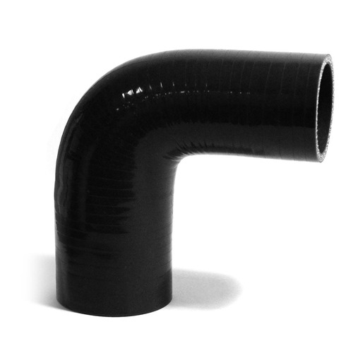 SAAS 90Deg 4 Ply Silicone Reducer 51mm x 63mm Black