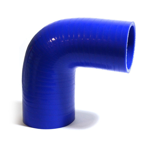 SAAS 90Deg 4 Ply Silicone Reducer 63mm x 76mm Blue