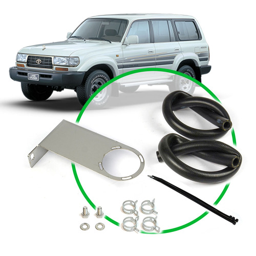 Genuine SAAS Oil Catch Tank Install Kit for Toyota Landcruiser 80 Series 1HD 1990-1998