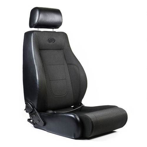 SAAS TRAX 4X4 Seat Black Cloth / PU ADR Compliant